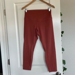 Tuscan orange lululemon leggings